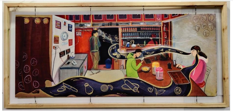 Original Modern Art by Khushboo Raghuwanshi